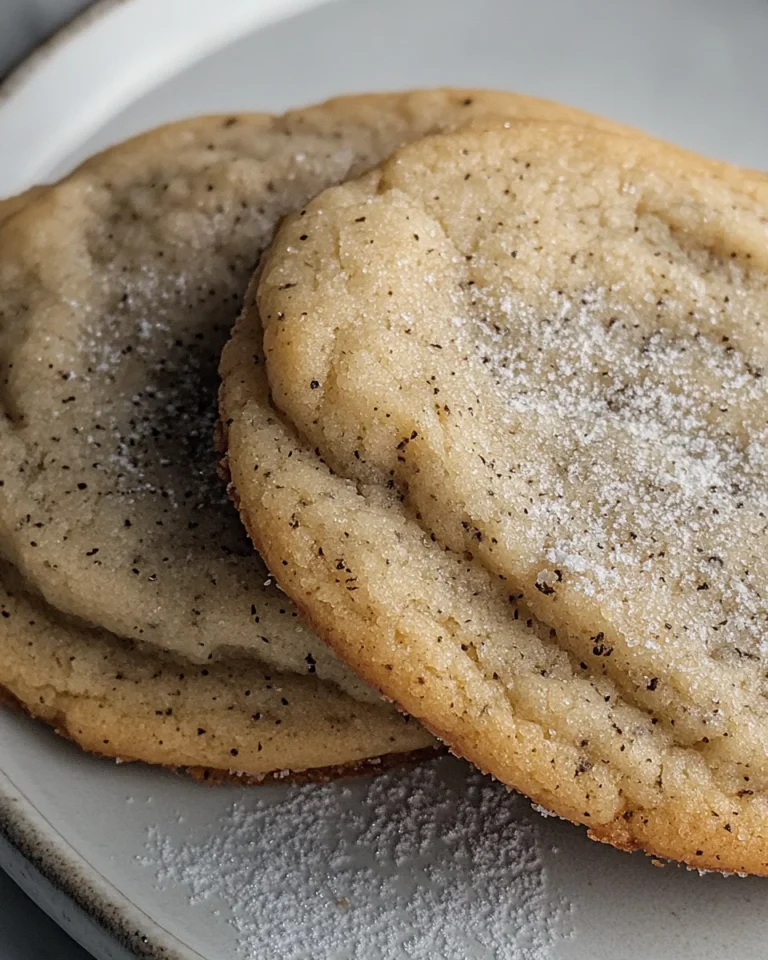Chewy Earl Grey Sugar Cookies â London Fog-Inspired Treat